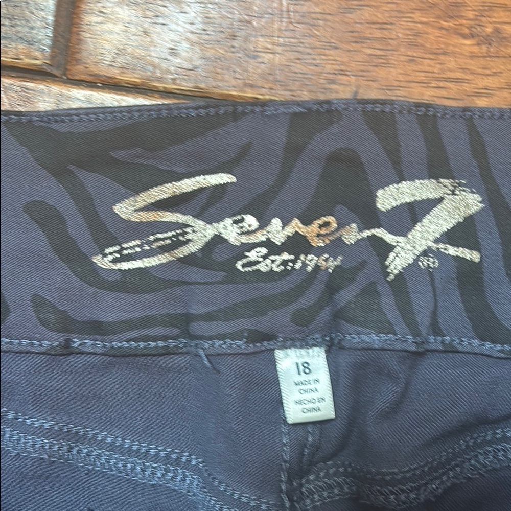 Seven7 high rise curvy legging jeans sz 18 - Picture 3 of 6